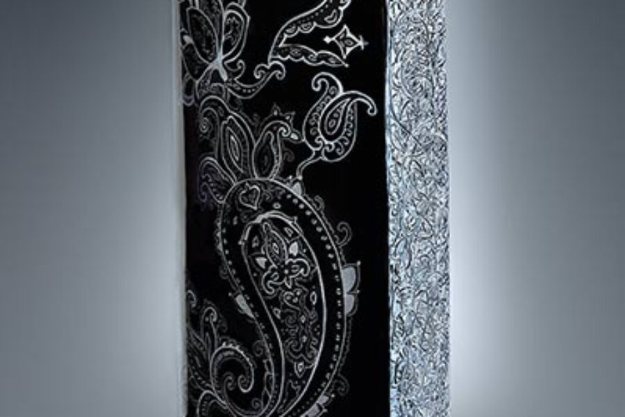 Vaso Cachemire nero
